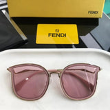 S-sunglasses Fendi Aviator Large Metal Unisex Sunglasses Designer Polarized 100% UV Protection For 0387