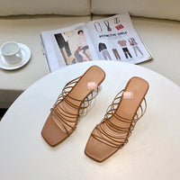 S-shoe R.E.J.I.N.A P.Y.O Polished Crisscrossed High Heel Sandal Open Toe Ankle-Strap Dress Platform Sandal