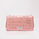 L-package Women's Genuine Leather Quilted Chain Bag Shoulder Handbags Purse flap bag Calfskin Eyele Tweed Silver Tone Metal