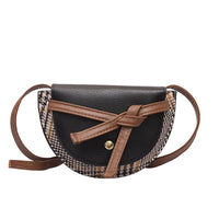 L-package 18-13-5cm Women Crossbody Satchel Bag Small Saddle Purse and Tote Shoulder Handbags