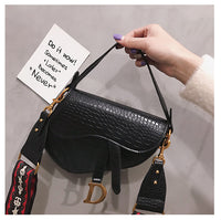 P-package Saddle Shoulder Bag for Women Fashion Small Top Handle Handbag Crossbody Handbag Purse