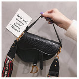 P-package Saddle Shoulder Bag for Women Fashion Small Top Handle Handbag Crossbody Handbag Purse