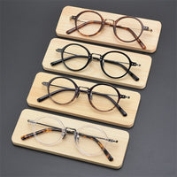 XQ2616 retro round myopia glasses frame for men and women  myopia  prescription myopia  Comfortable Presbyopia Glasses