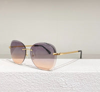2022 New Pilot Ladies Sunglasses Titanium Alloy Frame Fashion Trend Sunglasses UV400