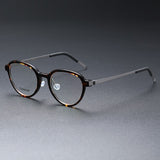 Eyeglasses Men 1176  Round Denmark Titanium No Screw Korea Glasses Frames Optical Ultra-light Business Reading Glasess For Men
