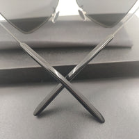 Sale Alloy Triangle Black Sunglasses Square PROTECT For Women Party Girl Brand Designer Female Fashion For Sun Glasses UV400