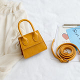 L-package Fashion Classic Mini Crossbody Bags Top Handle Clutch Handbags Square Leather Shoulder Handbag For Women's