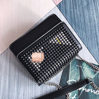 L-package 22-12-10cm Crossbody Bag Leather Messenger Bag Vintage Handbag Strap Bucket Square Tote