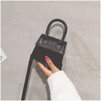 L-package Fashion Classic Mini Crossbody Bags Top Handle Clutch Handbags Square Leather Shoulder Handbag For Women's