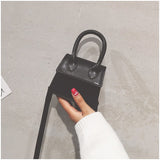 L-package Fashion Classic Mini Crossbody Bags Top Handle Clutch Handbags Square Leather Shoulder Handbag For Women's