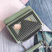 L-package 22-12-10cm Crossbody Bag Leather Messenger Bag Vintage Handbag Strap Bucket Square Tote