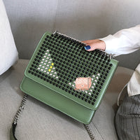 L-package 22-12-10cm Crossbody Bag Leather Messenger Bag Vintage Handbag Strap Bucket Square Tote