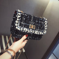L-package 20-15-6cm Womens Tote Bags Premium Top Handle Satchel Quilted Handbags Travel Bag Handbag
