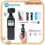 E-electronic XINPU Feiyu Pocket 3-Axis Pocket Gimbal Camera Stabilizer 4K HD 120° Wide Angle Built-in Wi-Fi control Attachable to Smartphone