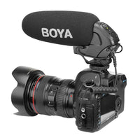 E-electronic Xinpu BOYA BY-BM3031 Video On-Camera Mic PAD Switch Microphone for DSLR Cameras Audio Recorders
