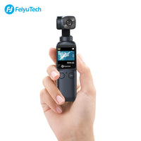 E-electronic XINPU Feiyu Pocket 3-Axis Pocket Gimbal Camera Stabilizer 4K HD 120° Wide Angle Built-in Wi-Fi control Attachable to Smartphone