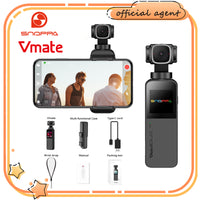 E-electronic XINPU Snoppa Vmate 3-Axis Handheld Gimbal 4K Camera 200Mbps High Bitrate Video Record 118g Microphone WiFi 90° Rotating Lens VS Fimi