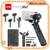 E-electronic XINPU ZHIYUN Crane M2 3-Axis Gimbals Handheld Stabilizer for Mirrorless Compact Action Cameras Phone Smartphones iPhone 11