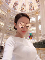 S-sunglasses s.u.p.e.r.l.o.v.e.r.s Round Sunglasses for Women, UV400 Protection, Light Weight, Pouch included for SL039