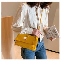 L-package 22-14-10cm Women Purse Clutch Small Crossbody Shoulder Bag with Chain Strap