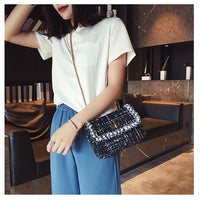 L-package 20-15-6cm Womens Tote Bags Premium Top Handle Satchel Quilted Handbags Travel Bag Handbag