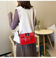 L-package 22-17-8cm Women's Leather Wristlet Mini Crossbody Bag Small Shoulder Bag Clutch Purse with Card Slots