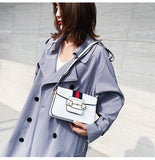 L-package 22-17-8cm Women's Leather Wristlet Mini Crossbody Bag Small Shoulder Bag Clutch Purse with Card Slots