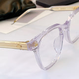 S-sunglasses 2021 Monster Square Anti Radiation Glasses For Kubo With White Round Case Replaceable for Lens Eyewear Eyeglass Glasses Non Graded Lens Eyewear for Women and Men