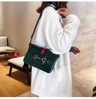 L-package 22-17-8cm Women's Leather Wristlet Mini Crossbody Bag Small Shoulder Bag Clutch Purse with Card Slots