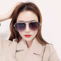 S-sunglasses Louis Vuitton High Qulity women's Round Metal Sunglasses Shades For Z1618E Female Ladies Brown Eyewear Women's Polarized Square Sunglasses Oversized Black Shades Flat Lens Male Female Fashion Driving Glasses