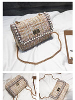 L-package 20-15-6cm Womens Tote Bags Premium Top Handle Satchel Quilted Handbags Travel Bag Handbag