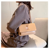 L-package 22-14-10cm Women Purse Clutch Small Crossbody Shoulder Bag with Chain Strap