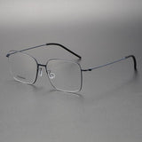 Hadnmade Men Square Glasses Frame 5535 Denmark Brand High Quality Titanium No Screw Glasses Frames Optical Ultra-light Business