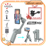 E-electronic XINPU Moza Mini MX Handheld Gimbal Stabilizer 3-Axis Vlog Selfie Gimbal Selfie Stick For Smartphone anti-shake Bluetooth Smart follow