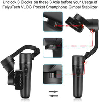 XINPU Feiyu Vlog Pocket Handheld Phone Gimbal Smartphone Stabilizer for iPhone 11/11 Pro/Samsung/Huawei Pk smooth 4 DJI Osmo mobile 3