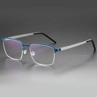 Woman's Eyeglass Denmark Linde 7426 Titanium No Screw Korea Glasses Frames Optical Ultra-light Business Titanium Eyeglass Frames