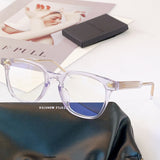 S-sunglasses 2021 Monster Square Anti Radiation Glasses For Kubo With White Round Case Replaceable for Lens Eyewear Eyeglass Glasses Non Graded Lens Eyewear for Women and Men