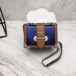 H-bag Prada Cahier studded leather bag NO.1BD045 SIZE:20×14×8.5cm