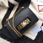 H-bag MINI J'ADIOR ULTRA BLACK BAG 18cm