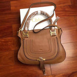 H-bag Chloe MARCIE HANDBAG Marcie handbag in watersnake print calfskin 36×12×26CM