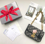 H-bag Dior OBLIQUE SADDLE CLUTCH “Dioraddict” M5818 SIZE:24cm