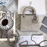 H-bag LADY Dior LAMBSKIN TOTE MINI BAG 17cm