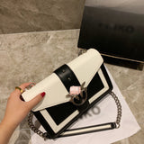 M-Handbag P.i.n.k.o 27-17cm Chain Shoulder Swallows Bag Messager Genuine Leather Cross-body Handbags