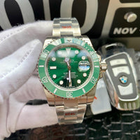 W-watch R.o.l.e.x Submariner Date Oyster 40 mm Oystersteel Mens Watches Stainless Steel Waterproof Analog Quartz Watch Men Business Dress Wristwatch