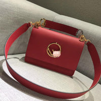 H-bag Fendi KAN I F Black leather bag