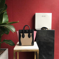 H-bag Céline Nano Luggage 168243AQL size：20x20x10cm