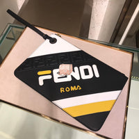 H-bag Fendi SMALL TRIPLETTE CLUTCH Multicolor leather clutch