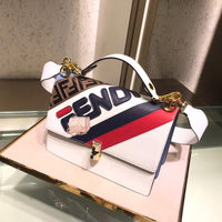 H-bag Fendi KAN I SMALL Multicolor leather mini-bag