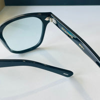 S-sunglasses G monster Korean Women Style Anti-Radiation Square Black Acetate Frame For Cato Wellington Style Eyeglasses Transparent Light The Circular Stud Embellishments Sunlight Blocking Retro unisex Computer Glasses Anti-Blue lens Eyewear