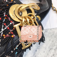 H-bag LADY Dior LAMBSKIN Tassels BAG AL-2000 Mini：17cm Medium：24cm